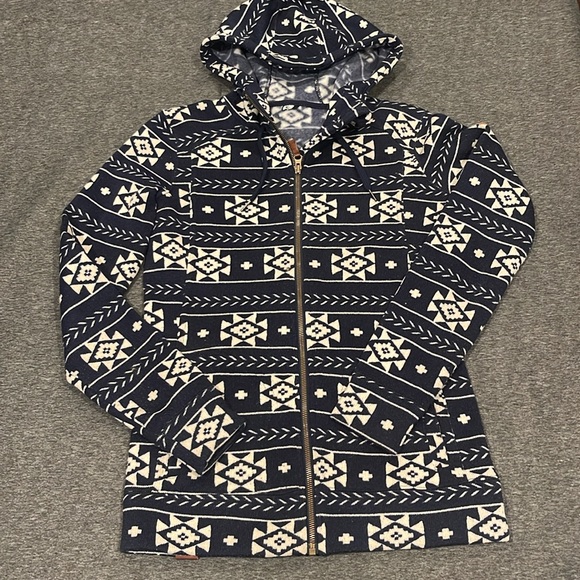 Roxy Knit Sweater Jacket Full Zip with Hood Dry Flight Technology Size Small - Picture 2 of 8